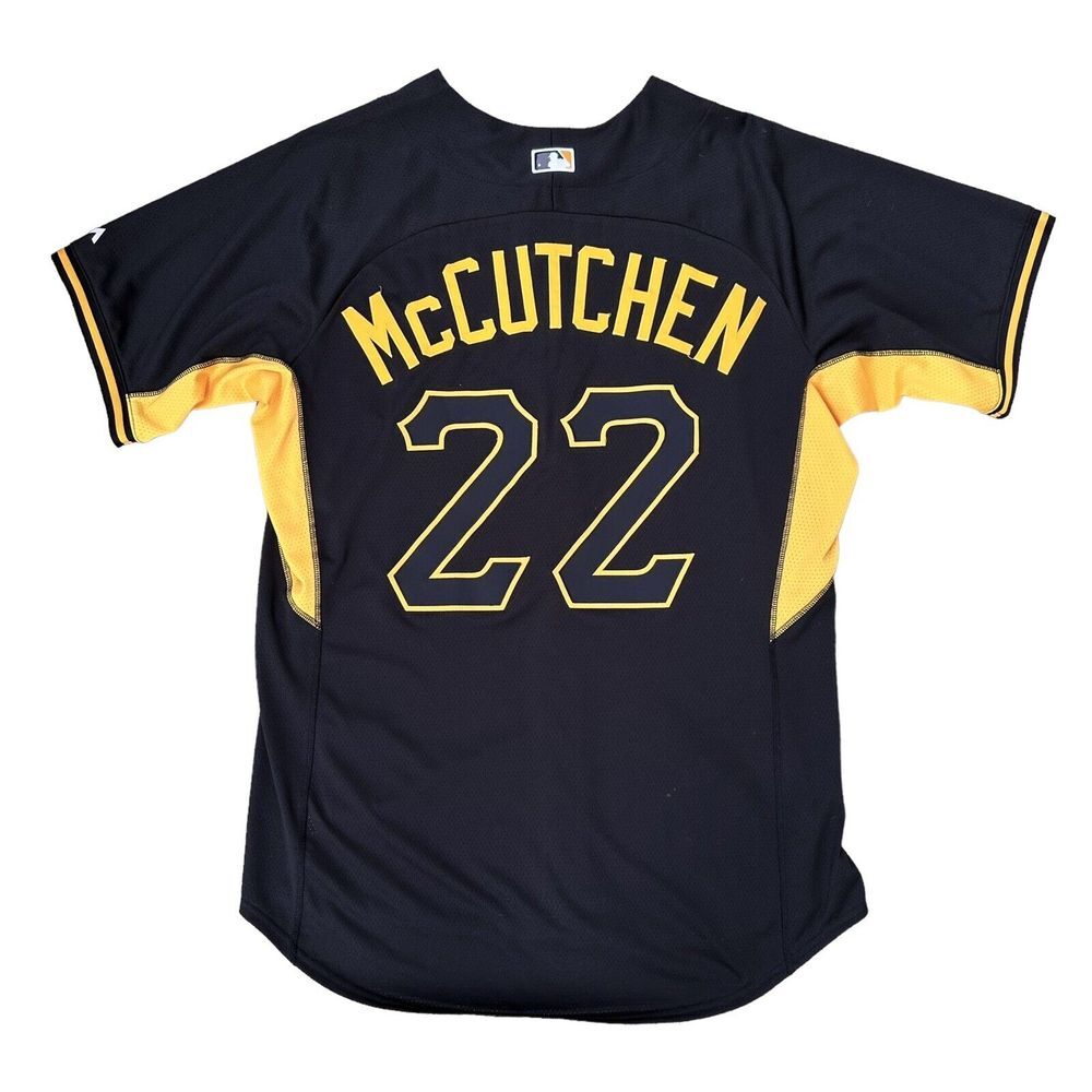 Majestic Andrew McCutchen Men's 48‎ Batting Practice Jersey Stitched Button MLB